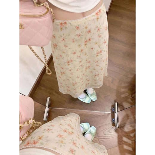 <曾小咸推荐>韩系短袖t恤女碎花裙半身裙 商品图2