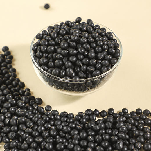 袋鼠小布绿心黑豆一级精选农家自产非转基因五谷杂粮黑豆 700g/罐 商品图3