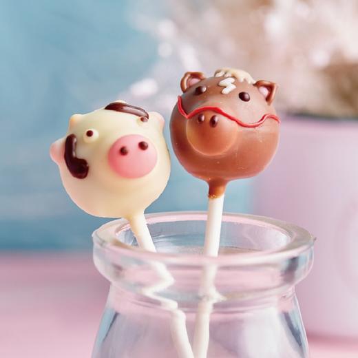 巧克巧蔻 巧克力棒棒糖11g 6支装 商品图3