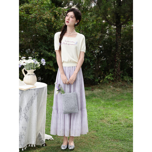 鹿向南【0328/20:00新品前一小时5折】白色T恤 商品图3