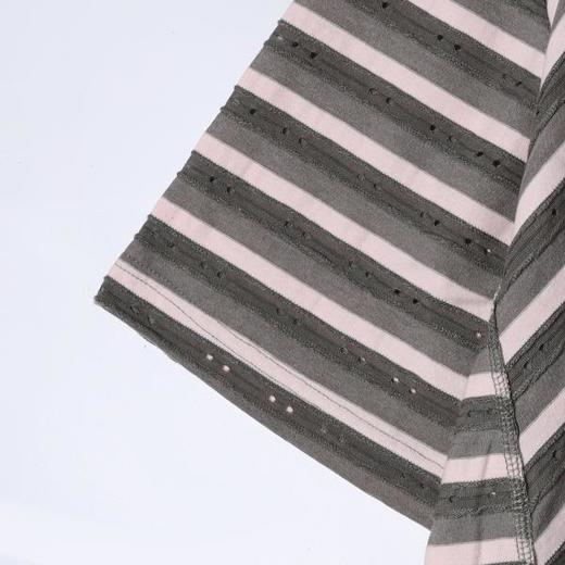 SDSA男装2026新款高贵轻奢潮牌撞色复古斜纹圆领短袖T恤百搭时尚 商品图2