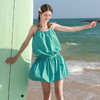 三彩独醒2026夏季新款花苞吊带裙连衣裙A字裙短裙沙滩度假F 商品缩略图2