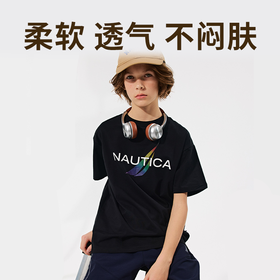 【NAUTICA / 诺帝卡短袖系列】欧码大童款 90斤~150斤均可穿 商场撤柜清仓 