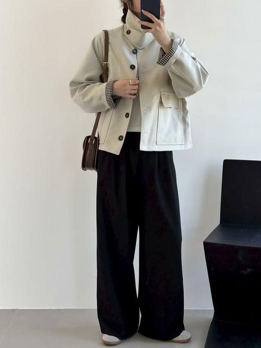 禾家巴恩风翻领风衣 商品图3