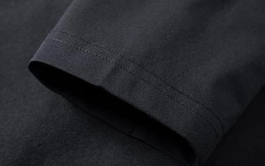 F032523早秋新品简约百搭男士户外运动休闲半拉链长袖衬衫 商品图7