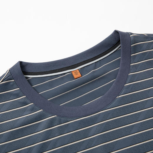 【DPS】【DPS】大依优型大码男装夏季冰丝圆领短袖T恤运动休闲上衣半袖男士 商品图4