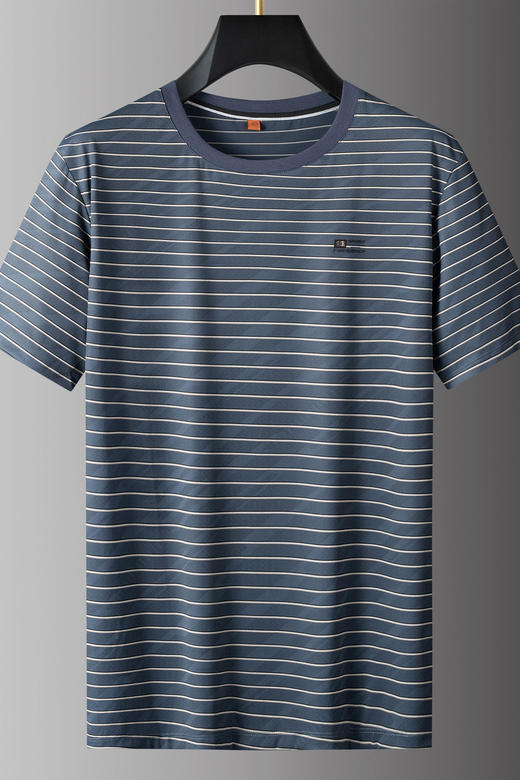 【DPS】【DPS】大依优型大码男装夏季冰丝圆领短袖T恤运动休闲上衣半袖男士 商品图5