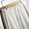 F032577天丝莫代尔棉柔软高腰显瘦牛仔裤后松紧腰阔腿香蕉裤 商品缩略图1