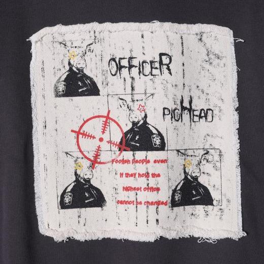 SDSA男装2026新款高贵轻奢潮牌贴布设计连帽短袖T恤百搭时尚上衣 商品图2