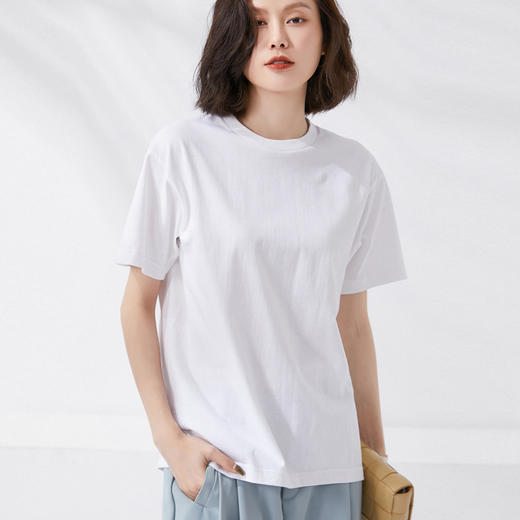 【69元任选三件！选3件加入购物车，再一起结算就好啦，单拍不发】男女同款 纯棉短T 200g棉 舒适透气 遮肉显瘦 商品图8