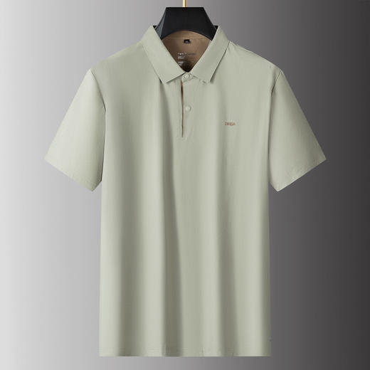 【DPS】大依优型大码男装夏季冰丝短袖POLO衫简约商务休闲百搭上衣T恤 商品图1