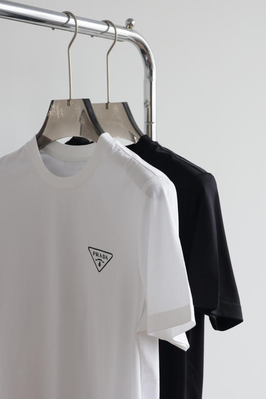 26 P.R.D 压胶LOGO 精梭平纹圆领短袖T恤 TX611 商品图4