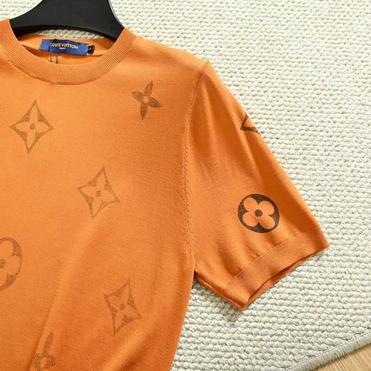 F032543春夏季新款简约日常百搭针织锦纶圆领短袖T恤 商品图11