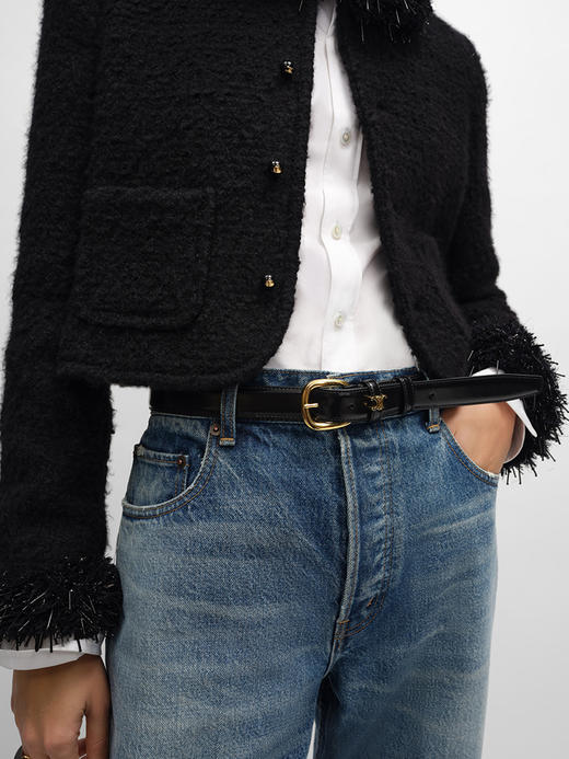 THS-无 赛琳家 女士牛皮材质极简百搭细款腰带 女士皮带 CR239 商品图0