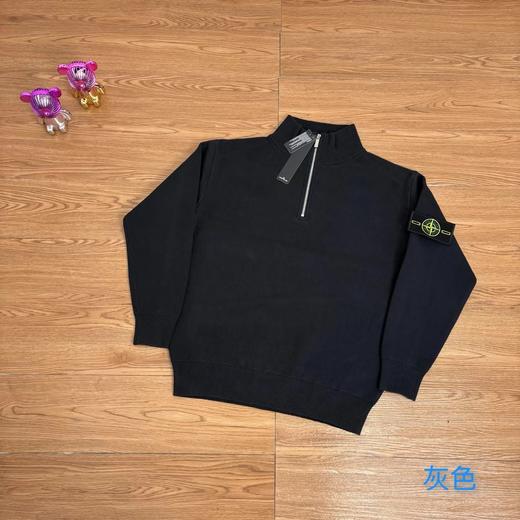 F032504高街风格时尚百搭胸口半拉链机能毛衣长袖外套 商品图5