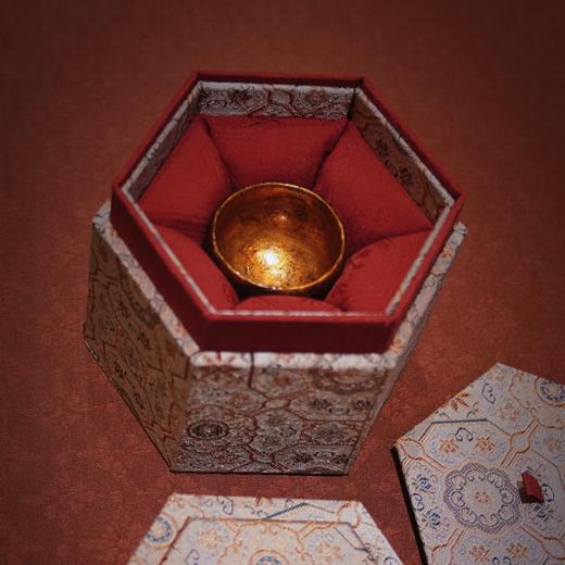 【鹿角金杯大漆主人杯】金箔鹿角霜收藏级非遗手作 商品图2