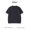 2623SDSA男装2026新款高贵轻奢韩系简约纯色针织圆领短袖T恤休闲百搭 商品缩略图5