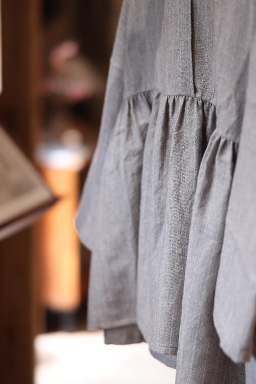 黄阿福 斜纹羊毛七分袖娃娃衫 商品图2