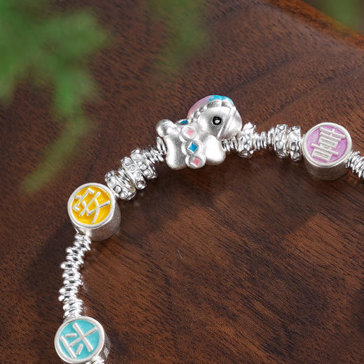 子佩集【‌‌福马萌动】银S999手串手链【SC001725】平安喜乐小马2602 商品图1