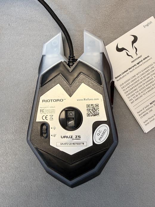 美国加州红火牛PAW3050电竞游戏鼠标 商品图3