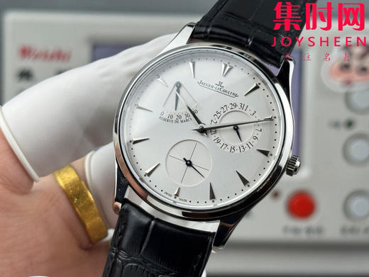 GF积家大师系列1378420"小丑" Master Ultra Thin Réserve de Marche超薄大师动显日历 938一体机 男士腕表 商品图4