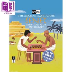 【中商原版】塞尼特棋 古希腊游戏立体书 Senet The Ancient Egypt Game 英文原版 David Hawcock 古埃及棋盘游戏书