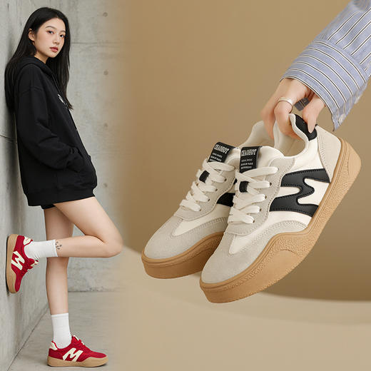 【奢姿甄选】复古型格 自在随行【MZT 复古M标德训鞋】融合时尚风格 舒适好搭 脚感升级 舒适软底 品质做工 橡胶防滑大底 小众不撞款 商品图2