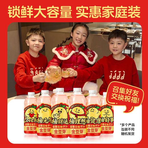 【家庭装】金豆芽纯天然下火无添加金银花柚子汁/山楂汁 商品图4