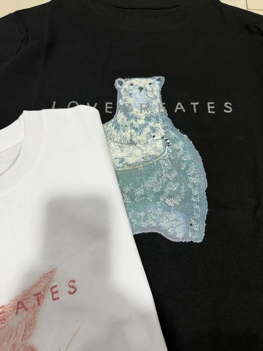 F032574夏季新款飞马刺绣圆领宽松休闲百搭短袖T恤 商品图4