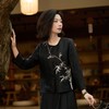 西子/胸有成竹25姆米桑蚕丝非遗香云纱竹叶绣花外套/WTTJ1108 商品缩略图2