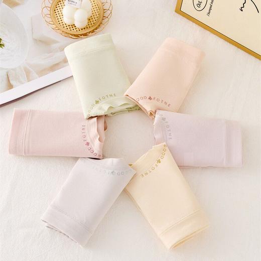 JHNY-9189#  【1条】透气纯棉中腰小平角内裤女女士7A紫外线抑菌底裆吸汗 商品图2