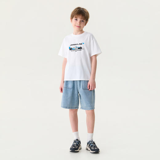 马克珍妮潮酷赛车男童凉感透气T2026年夏装新款560399 商品图2