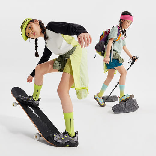 【猫爪徒步系列】SMIBU男女中大童夏款舒适运动户外鞋登山徒步鞋Z52FY3403【CC爸妈团购】 商品图4