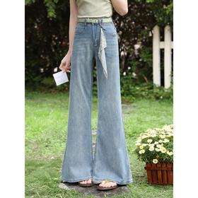 鹿向南【0328/00:00新品前一小时7折】蓝色牛仔裤