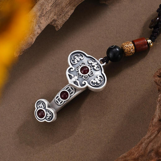 子佩集【岁月如意】银S999钥匙扣【BX0200067】小摆件如意2602 商品图0