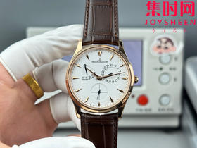 GF积家大师系列1372520“小丑” Master Ultra Thin Réserve de Marche超薄大师动显日历 938一体机 男士腕表