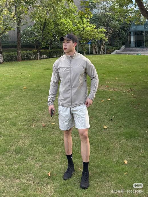 lulu 新品Stretch Ventilated男士跑步夹克户外防晒服 商品图7