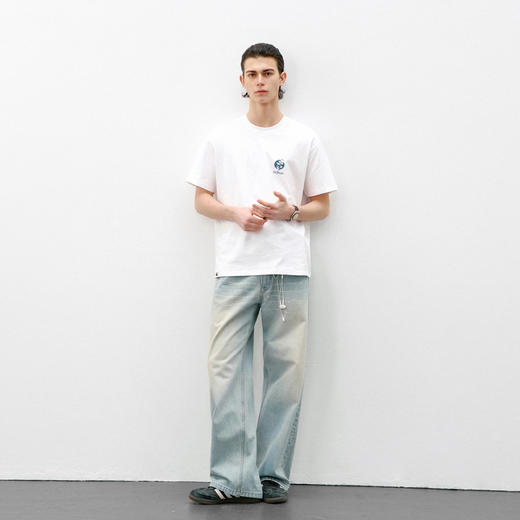 714street爵士乐主题印花短袖T恤 商品图5