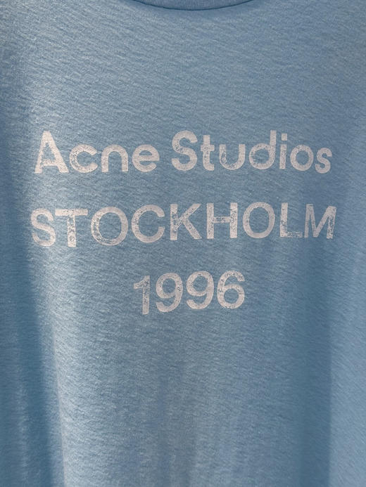 女款印花做旧长袖T恤la001 商品图2