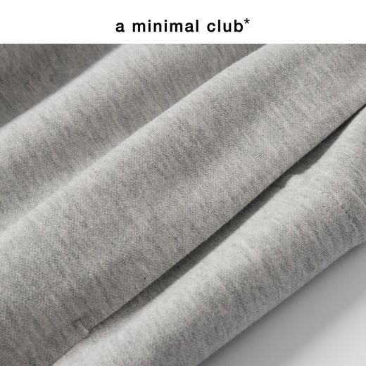a minimal club舒温暖皮直筒卫裤膝盖立体双褶宽松秋冬AM5CSP05 商品图2