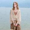 三彩2026新款波西米亚风钩花披肩手工感遮阳松弛度假氛围通勤约会 商品缩略图2
