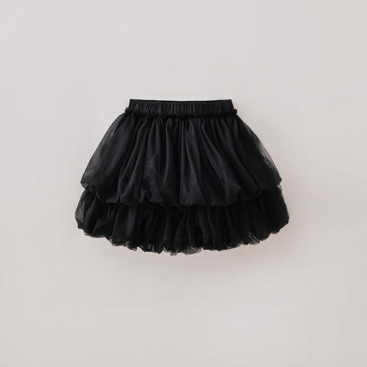 马克珍妮甜酷少女女童双层网纱花苞裙2026年夏装新款560615 商品图1