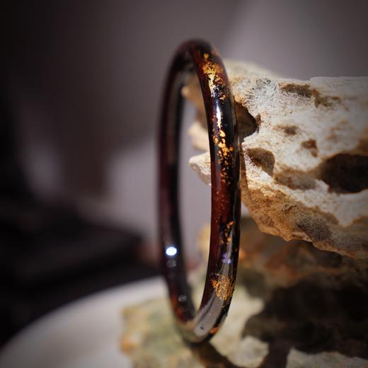 【紫金碟梦大漆手镯】特细圆镯6mm 商品图9