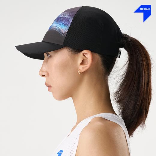 NEDAO内道透气全顶印花软檐帽马拉松越野跑步男女快干导汗运动帽 商品图3