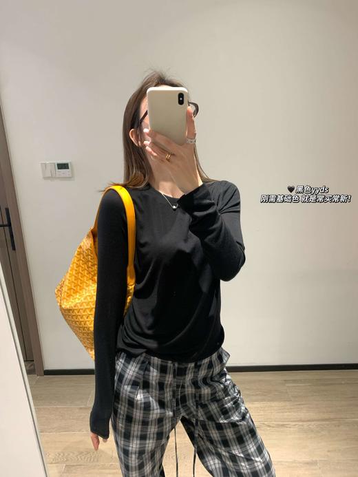 春夏天丝羊毛面膜T恤 商品图2