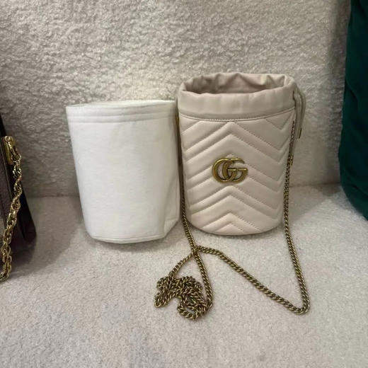 gucci 马蒙 mini 白金 水桶包 商品图1