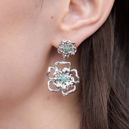 ARSIS 丨 繁绮系列 繁花风影耳坠 商品图3