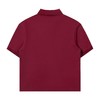 F032529复古简约休闲宽松刺绣字母情侣翻领polo衫短袖T恤 商品缩略图2