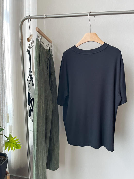 【自由自在】噢蜜ooomeooo高弹宽松T“送真丝丝巾” 商品图14