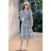 格纹印花A字裙 米思阳2026春季时尚优雅气质显瘦连衣裙高级感洋气4263 商品缩略图4